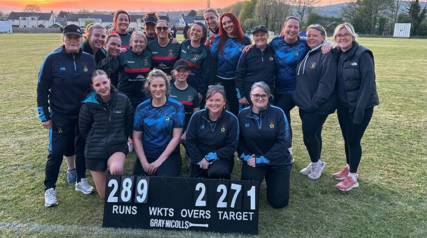 Almond Cracks It as Ladies 1st XI Bridge the Gap to Victory!